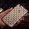 Chrome TPU with Rhombus - SILVER for iPhone 6SP / 6P (Only Ground Shipping)