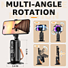 Auto Face Tracking Selfie Stick Tripod - (BLACK) (Only Ground Shipping)