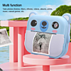 SNAP'Z Instant Print Digital Camera with Sticker Roll - BLUE (Only Ground Shipping)