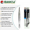 BAKU 27-SA SR Non-Magnetic Stainless Steel Tweezers