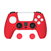 Dobe Controller Silicon Case (RED) for PlayStation 5 (Dual Sense) Wireless Controller (Only Ground Shipping)