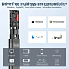 Budi 9 in 1 Essential Travel Charging & Data Sync Cable Stick - BLACK (Only Ground Shipping)