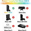 AC Adapter with US Cable for Xbox 360 E (Only Ground Shipping)