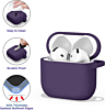 AirPods 4th Gen Silicone Case -DARK PURPLE (Only Ground Shipping)