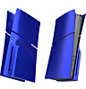 Faceplate Cover (BLUE) (4 Piece Set) for PlayStation 5 Slim Disc Edition (NO LOGO) (Only Ground Shipping)