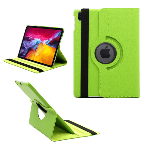 iPad Pro 12.9 (3rd / 4th / 5th) 360 Degree Rotating Leather Swivel Stand Case - GREEN