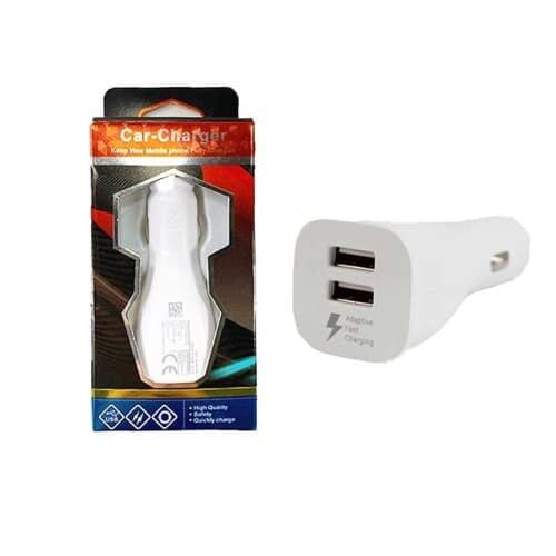 Fast Adaptive Car Charger Plug with Double USB (2.1A)