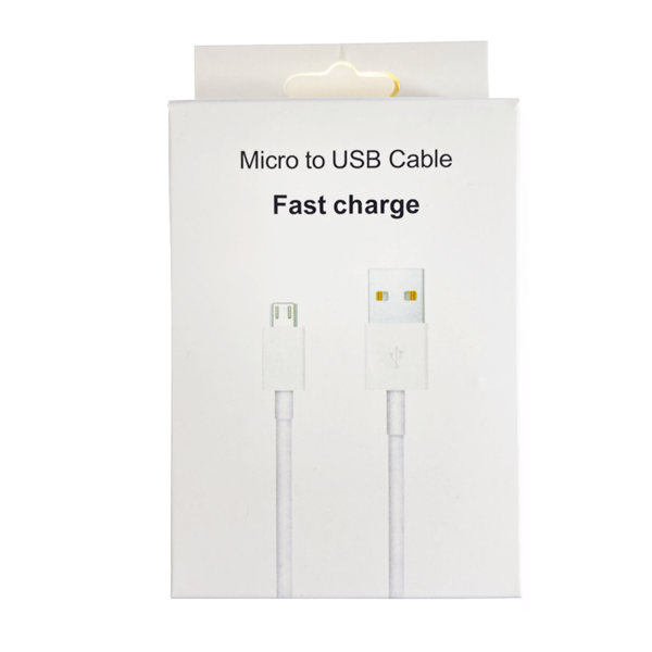 6.6ft Micro USB Cable for Quick Charge and Data Transfer