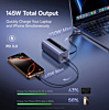 BASEUS EnerGeek GR11 Power Bank with Retractable Cable (145W) (20000mAh) (SPACE GRAY) (Only Ground Shipping)