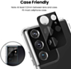 Back Camera Tempered Glass Protector Galaxy S21 Ultra (G998) (Black)