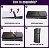 Faceplate Cover (BLACK) for PlayStation 5 Pro (Digital Edition) (NO LOGO) (Only Ground Shipping)
