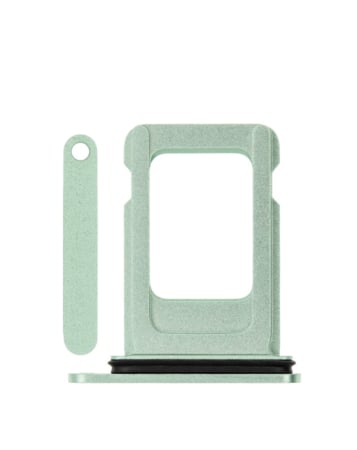 Stock up on the green single SIM card tray for iPhone 12.
