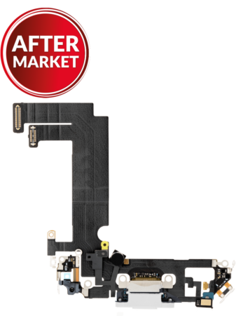 Charging Port Flex Cable for iPhone 12 Mini (WHITE) (Aftermarket)