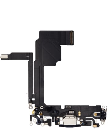 Grab the wholesale deals on the Charging Port Flex Cable for iPhone 15 Pro in Black Titanium, premium quality.
