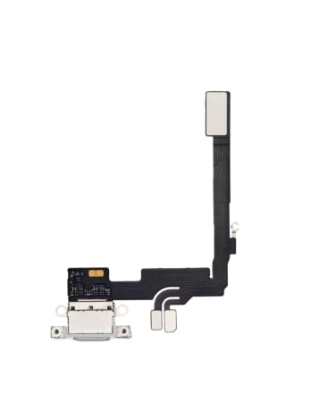 Buy the Premium Charging Port Flex Cable for iPhone 16 Pro in White Titanium.