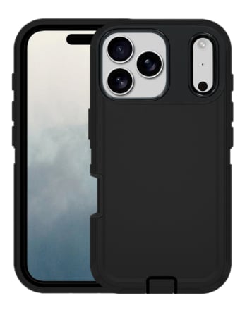 Heavy Duty Case - BLACK for iPhone 17 Pro Max (Only Ground Shipping)