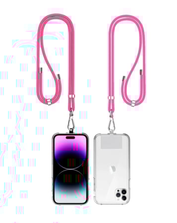 Mobile Phone Straps w/Card Holder - PINK (Only Ground Shipping)