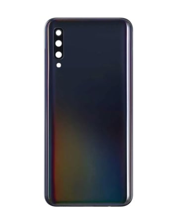 Back Glass for Galaxy A50 (A505 / 2019) (NO LOGO) (BLACK)