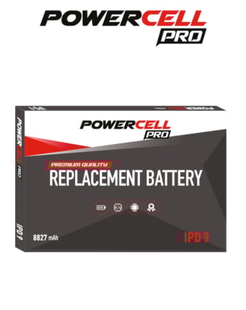 POWERCELL PRO Replacement Battery for iPad 9 / iPad 8 / iPad 7 / iPad 6 / iPad 5 / Air 1