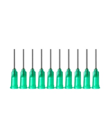 AMAOE Disposable Needles Dispensing Disposal Screw Glue Tips Needle - 0.8 (10 Pcs)
