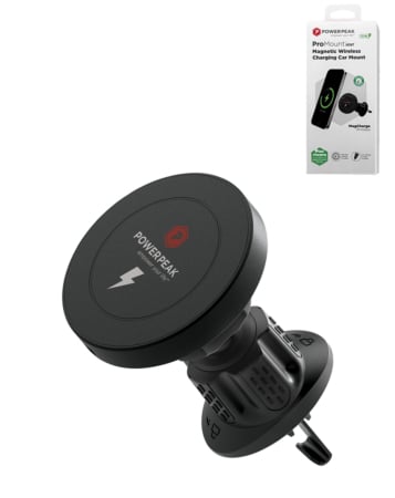 PowerPeak ProMount-Vent For Magsafe Wireless Charging (15W) (Only Ground Shipping)
