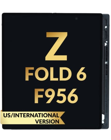 OLED Assembly with Frame for Galaxy Z Fold 6 F956 (CRAFTED BLACK) (US and International) (Service Pack)