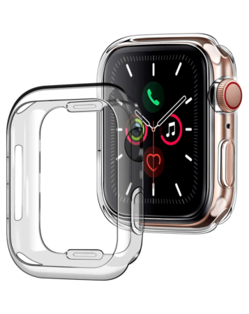 iWatch 44mm Hard TPU Soft PC Frame Cover Protector Bumper Case (Only Ground Shipping)