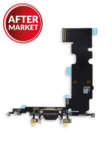 Charging Port Flex Cable for iPhone 8 Plus (BLACK) (Aftermarket)