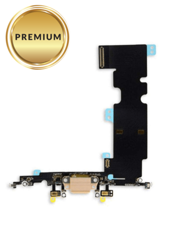Charging Port Flex Cable for iPhone 8 Plus (GOLD) (Premium)
