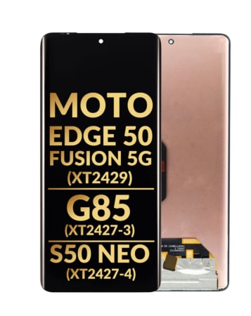OLED Assembly without Frame for Motorola Edge 50 Fusion 5G (XT2429 / 2024) / G85 (XT2427-3/2024) / S50 Neo (XT2427-4/2024) (Premium)