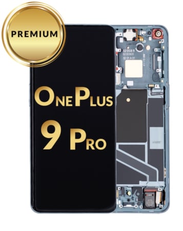 OLED Assembly with Frame for OnePlus 9 Pro (Not Compatible w/Verizon 5G UW Model) (GREEN) (Premium/Refurbished)