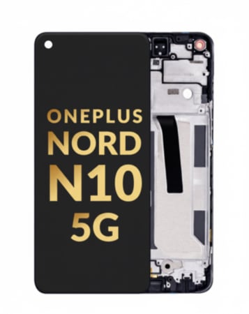 LCD Assembly with Frame for OnePlus Nord N10 5G (BLACK) (Premium)