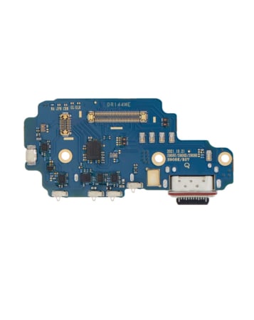 Charging Port Board with Sim Card Reader for Galaxy S22 Ultra 5G S908U (S908U/D/O/E/R07A) (US Version) (Premium)
