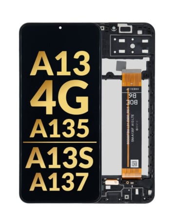 LCD Assembly with Frame for Galaxy A13 4G (A135 / 2022) / A13s (A137 / 2022) (Premium)