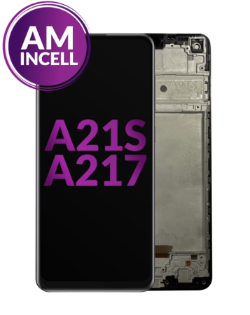 LCD Assembly with Frame for Galaxy A21s (A217 / 2020) (Aftermarket Incell)