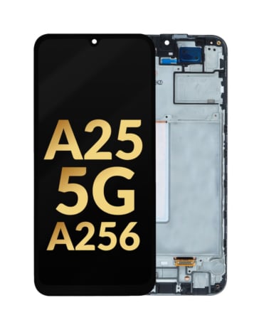 OLED Assembly with Frame for Galaxy A25 5G (A256 / 2023) (Premium)