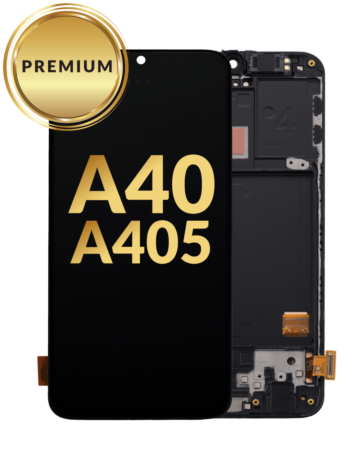 OLED Assembly with Frame for Galaxy A40 (A405 / 2019) (Premium)