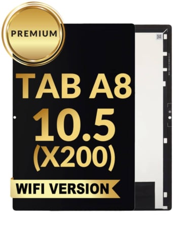 LCD Assembly without Frame for Galaxy Tab A8 10.5" (2021) (X200) (BLACK) (WiFi Version) (Premium)
