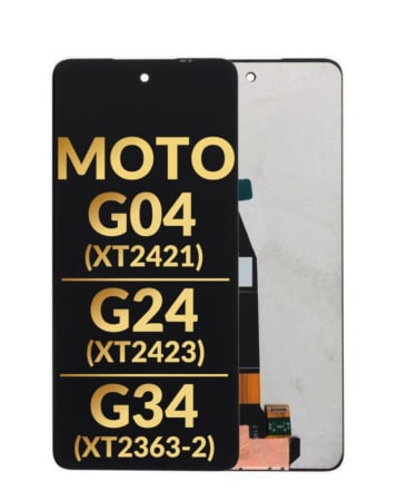 LCD Assembly without Frame for Motorola Moto G04 (XT2421 / 2024) / Moto G24 (XT2423 / 2024) / Moto G34 (XT2363-2) (Premium)