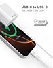 PowerPeak ECONOMY USB C-C Cable (WHITE) (6ft) (60W) (Only Ground Shipping)