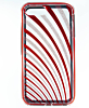 Lines Pattern Hybrid Fusion Bumper Clear Crystal Case - 3 for iPhone 8P / 7P (Only Ground Shipping)