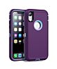 Heavy Duty Case for iPhone XR (DARK PURPLE & PINK) (Only Ground Shipping)