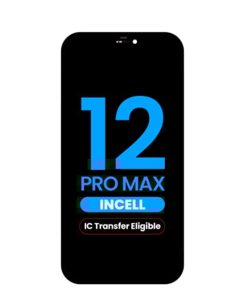 Stock up on the LCD Assembly for iPhone 12 Pro Max Aftermarket Incell QV6 IC Transfer Eligible.






