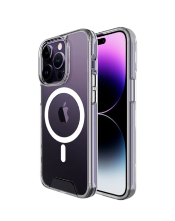 Wireless Charging Clear Case (Full Bottom Close) for iPhone 15 Pro Max (Only Ground Shipping)
