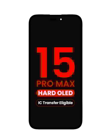 OLED Assembly for iPhone 15 Pro Max (Aftermarket QV8 / Hard) (IC Transfer Eligible)