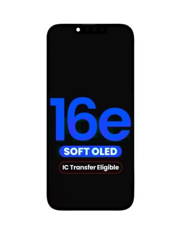 OLED Assembly for iPhone 16e (Aftermarket Pro / Soft) (IC Transfer Eligible)