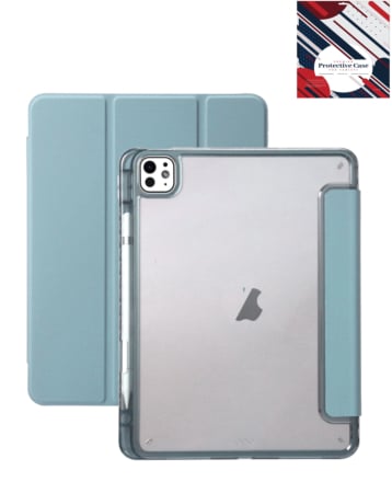 Smart Full Body Magnet Cover - BABY BLUE for iPad Air 13 2024 / Pro 12.9 (3rd / 4th / 5th / 6th) (Only Ground Shipping)