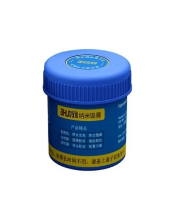 AiXun Lead Free Solder Paste 183c No-Clean Soldering Flux (50gr) (Not Returnable) (Only Ground Shipping)
