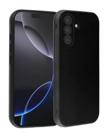 Full Cover New Design Silicone Case - BLACK for Galaxy S25 Plus (Only Ground Shipping)