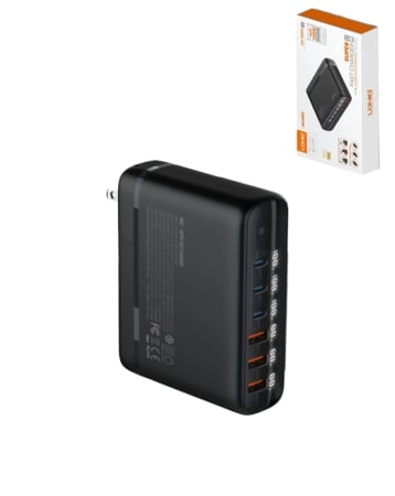 LDNIO A6140C 3x USB C+A GaN Super Fast Desktop Charger (140W) (Only Ground Shipping)